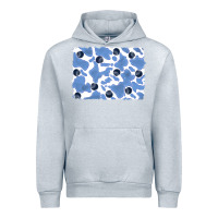 Heather Grey distressed blueberry milkshake cowhide Urban Hoodie - RanaPortraitStore