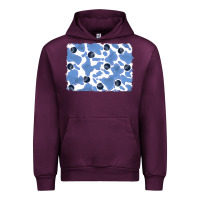 Mauve Wine distressed blueberry milkshake cowhide Urban Hoodie - RanaPortraitStore