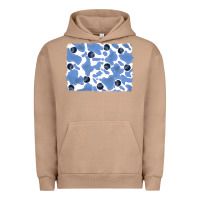 Pigment Burro distressed blueberry milkshake cowhide Urban Hoodie - RanaPortraitStore