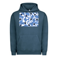 Distressed Blueberry Milkshake Cowhide Urban Hoodie | Teevron