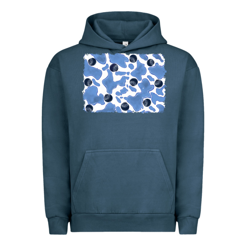 Distressed Blueberry Milkshake Cowhide Urban Hoodie by RanaPortraitStore | Teevron