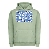 Pigment Oil Green distressed blueberry milkshake cowhide Urban Hoodie - RanaPortraitStore