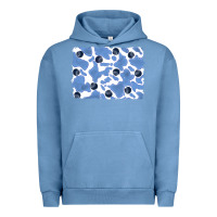 Pigment Pebble Blue distressed blueberry milkshake cowhide Urban Hoodie - RanaPortraitStore