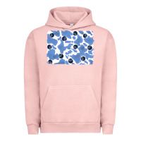 Pigment Salmon distressed blueberry milkshake cowhide Urban Hoodie - RanaPortraitStore