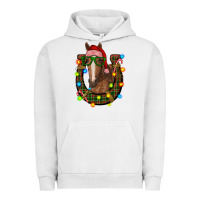 Pigment Lunar Rock christmas horseshoe with horse Urban Hoodie - RanaPortraitStore