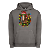 Pigment Tornado christmas horseshoe with horse Urban Hoodie - RanaPortraitStore