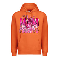 Carrot My Mom Is a Fighter with Ribbon Premium Hoodie - texasbilliewilder
