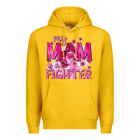 Lemon My Mom Is a Fighter with Ribbon Premium Hoodie - texasbilliewilder