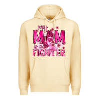 Pina Colada My Mom Is a Fighter with Ribbon Premium Hoodie - texasbilliewilder