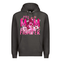 Smoke My Mom Is a Fighter with Ribbon Premium Hoodie - texasbilliewilder