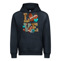 Navy love american football Urban Hoodie - Zillion Design Studio