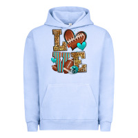 Pigment Grape Ice love american football Urban Hoodie - Zillion Design Studio