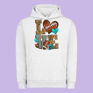 Love American Football Urban Hoodie Designed By Zillion Design Studio
