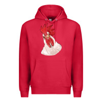 Cardinal silly chicken head Premium Hoodie - RanaPortraitStore