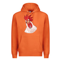 Carrot silly chicken head Premium Hoodie - RanaPortraitStore