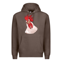 Coffee silly chicken head Premium Hoodie - RanaPortraitStore