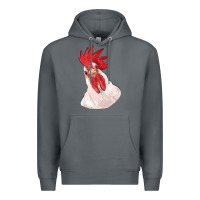 Rock silly chicken head Premium Hoodie - RanaPortraitStore