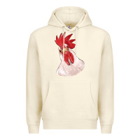 Sandshell silly chicken head Premium Hoodie - RanaPortraitStore