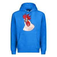True Royal silly chicken head Premium Hoodie - RanaPortraitStore