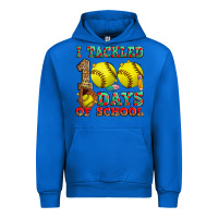 Cobalt i tackled 100 days of school softball Urban Hoodie - Zillion Design Studio