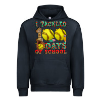 Navy i tackled 100 days of school softball Urban Hoodie - Zillion Design Studio