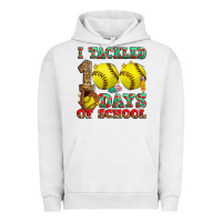 Pigment Lunar Rock i tackled 100 days of school softball Urban Hoodie - Zillion Design Studio