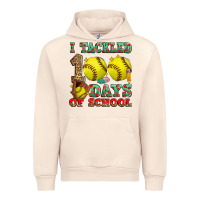Sandshell i tackled 100 days of school softball Urban Hoodie - Zillion Design Studio