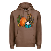 Chestnut sunflower cactus pumpkin fall Premium Hoodie - RanaPortraitStore