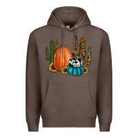 Coffee sunflower cactus pumpkin fall Premium Hoodie - RanaPortraitStore