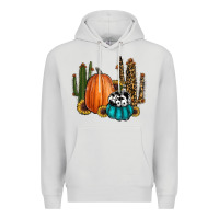 Dove Grey sunflower cactus pumpkin fall Premium Hoodie - RanaPortraitStore