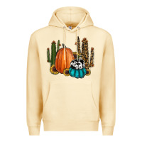 Pina Colada sunflower cactus pumpkin fall Premium Hoodie - RanaPortraitStore