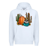 White sunflower cactus pumpkin fall Premium Hoodie - RanaPortraitStore