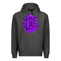 Charcoal Heather purple gemstone jewelny Premium Hoodie - RanaPortraitStore
