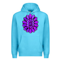 Ocean Blue purple gemstone jewelny Premium Hoodie - RanaPortraitStore