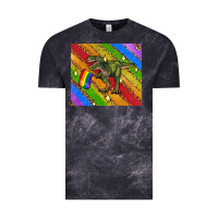 Cloud Black lgbtq dinosaur t rex tumbler Vintage Tee - Artiststas