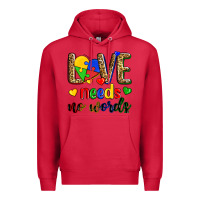 Cardinal love needs no words Premium Hoodie - Zillion Design Studio