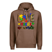 Chestnut love needs no words Premium Hoodie - Zillion Design Studio