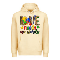 Pina Colada love needs no words Premium Hoodie - Zillion Design Studio