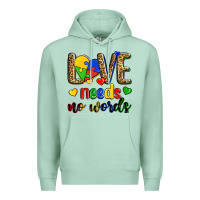 Seafoam love needs no words Premium Hoodie - Zillion Design Studio