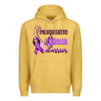 Antique Gold Pancreatic Cancer Warrior Premium Hoodie - texasbilliewilder
