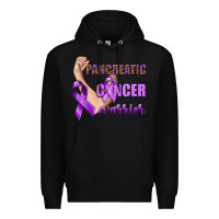 Black Pancreatic Cancer Warrior Premium Hoodie - texasbilliewilder