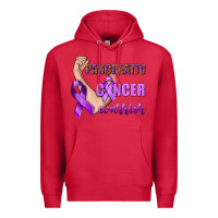 Cardinal Pancreatic Cancer Warrior Premium Hoodie - texasbilliewilder