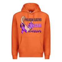 Carrot Pancreatic Cancer Warrior Premium Hoodie - texasbilliewilder