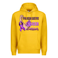 Lemon Pancreatic Cancer Warrior Premium Hoodie - texasbilliewilder