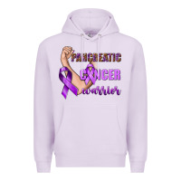 Lilac Pancreatic Cancer Warrior Premium Hoodie - texasbilliewilder