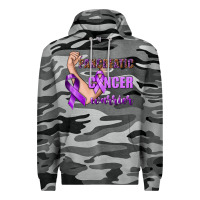 Slate Camo Pancreatic Cancer Warrior Premium Hoodie - texasbilliewilder