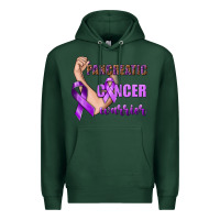Sports Green Pancreatic Cancer Warrior Premium Hoodie - texasbilliewilder