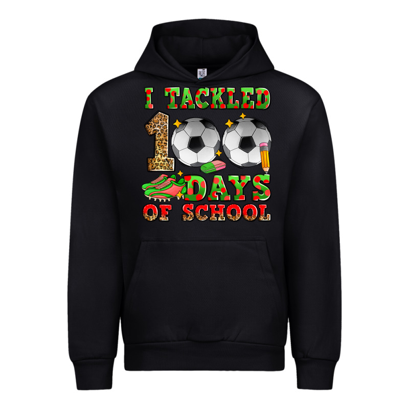 I Tackled 100 Days Of School Soccer Urban Hoodie by Zillion Design Studio | Teevron