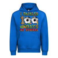 Cobalt i tackled 100 days of school soccer Urban Hoodie - Zillion Design Studio