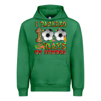Emerald i tackled 100 days of school soccer Urban Hoodie - Zillion Design Studio